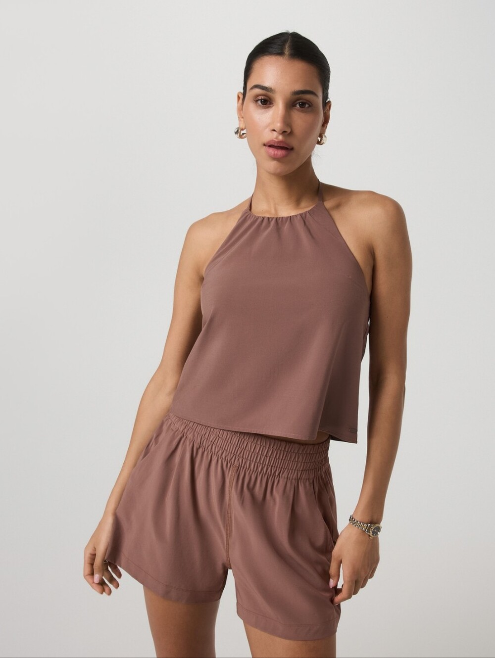 Vuori Villa Halter Top Sable S NEW NWT
